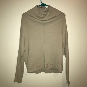 Free People FP Beach Cowl Neck Long Sleeve Tee